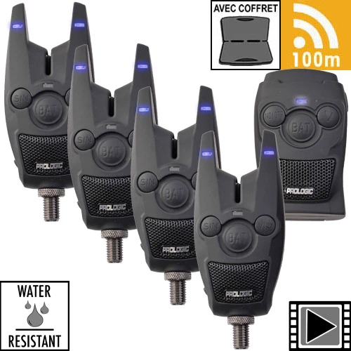 Coffret Prologic Centrale 4 Détecteurs BAT+ Bleu 3 Coffret Prologic Centrale 4 Détecteurs BAT+ Bleu