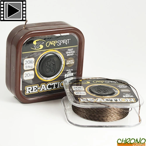 Tresse Carp Spirit Re-Action Camo Brown 20m 20lbs 3 Tresse Carp Spirit Re-Action Camo Brown 20m 20lbs