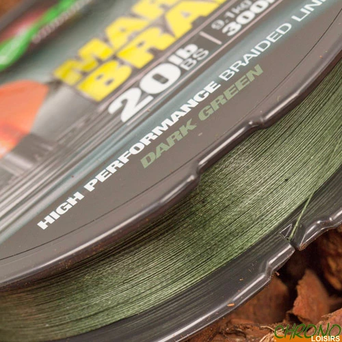 Tresse Korda Marker Braid Dark Green 0.16mm 300m 3 Tresse Korda Marker Braid Dark Green 0.16mm 300m