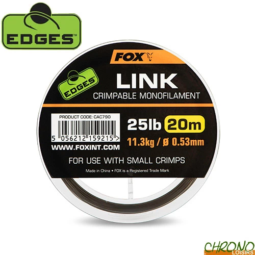Monofilament Fox Edges Link 20m 3 Monofilament Fox Edges Link 20m
