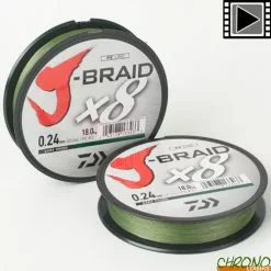 Tresse Daiwa Jbraid 8 Brins 500m