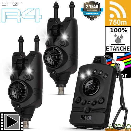 Nash Tackle Coffret Nash Centrale 2 Détecteurs Siren R4 3 Nash Tackle Coffret Nash Centrale 2 Détecteurs Siren R4