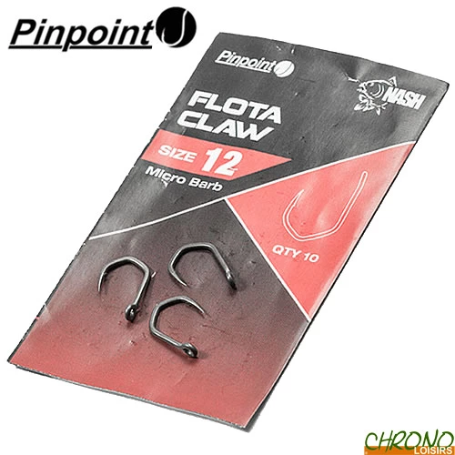Nash TT Hameçon Nash Pinpoint Float Claw T12 (par 10) 3 Nash TT Hameçon Nash Pinpoint Float Claw T12 (par 10)