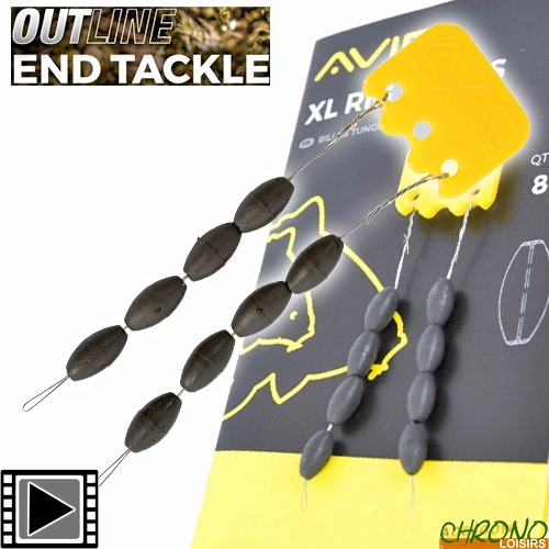 Plombée Avid Carp Rig Drops XL (par 8) 3 Plombée Avid Carp Rig Drops XL (par 8)