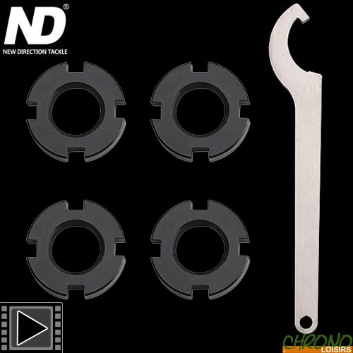 Ecrou Directionnel New Direction Universel Noir (les 4) 3 Ecrou Directionnel New Direction Universel Noir (les 4)