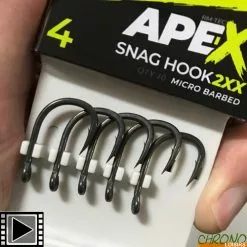 Hameçon RidgeMonkey Ape-X Snag Hook 2XX (par 10)