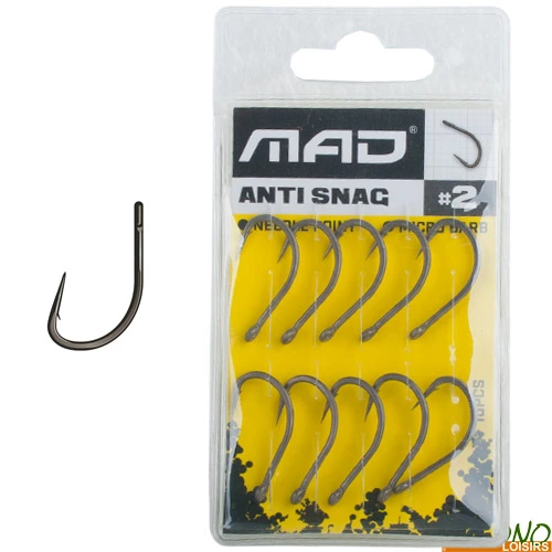 MAD® Hameçon MAD Anti Snag Hook (par 10) 3 MAD® Hameçon MAD Anti Snag Hook (par 10)
