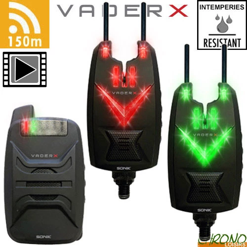 Coffret Sonik Centrale 2 Détecteurs VaderX 3 Coffret Sonik Centrale 2 Détecteurs VaderX