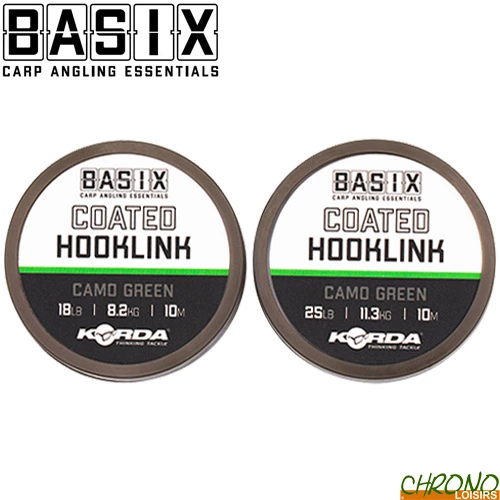 Tresse Korda Basix Coated 10m 3 Tresse Korda Basix Coated 10m