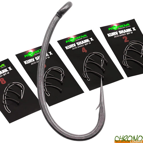 Hameçon Korda Kurv Shank X (par 10) 3 Hameçon Korda Kurv Shank X (par 10)