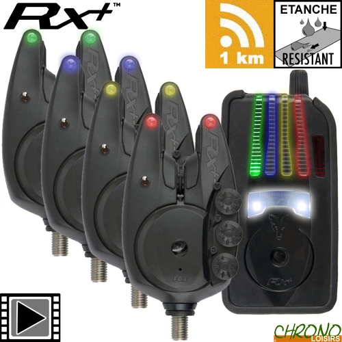 Coffret Fox Centrale 4 Détecteurs Micron Rx+ 3 Coffret Fox Centrale 4 Détecteurs Micron Rx+