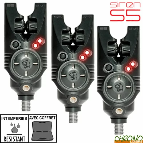 Nash Tackle Détecteur Nash Siren S5 Digital Rouge (les 3) 3 Nash Tackle Détecteur Nash Siren S5 Digital Rouge (les 3)