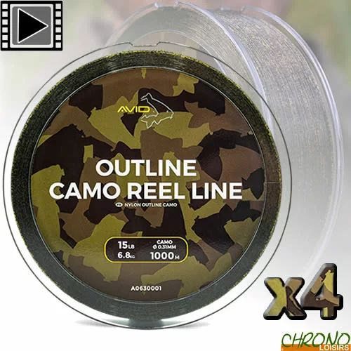 Nylon Avid Carp Outline Camo 0.33mm 1000m (les 4) 3 Nylon Avid Carp Outline Camo 0.33mm 1000m (les 4)