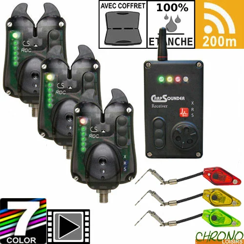 Set Electronique Carpsounder 3D Roc XRS-ACC Black Neon Dropstar DR-LX2 Mini 3 Set Electronique Carpsounder 3D Roc XRS-ACC Black Neon Dropstar DR-LX2 Mini