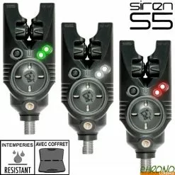 Nash Tackle Coffret Nash 3 Détecteurs Siren S5 Digital Color