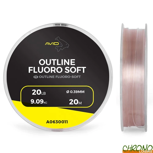 Fluorocarbon Avid Carp Outline Fluoro Soft 20m 0.39mm 3 Fluorocarbon Avid Carp Outline Fluoro Soft 20m 0.39mm