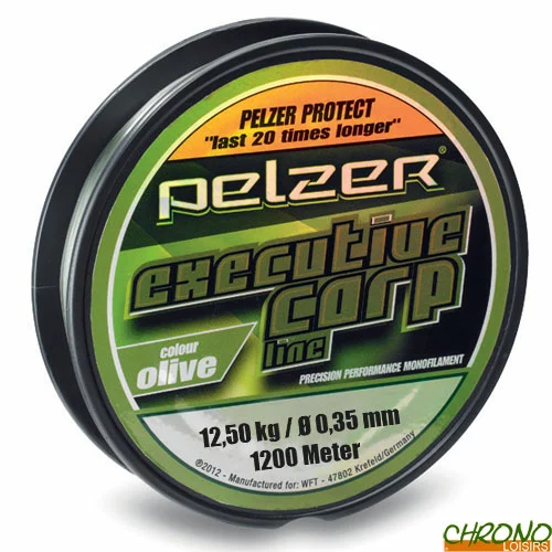 Nylon Pelzer Executive Carp Line Olive 0.35mm 1200m 3 Nylon Pelzer Executive Carp Line Olive 0.35mm 1200m