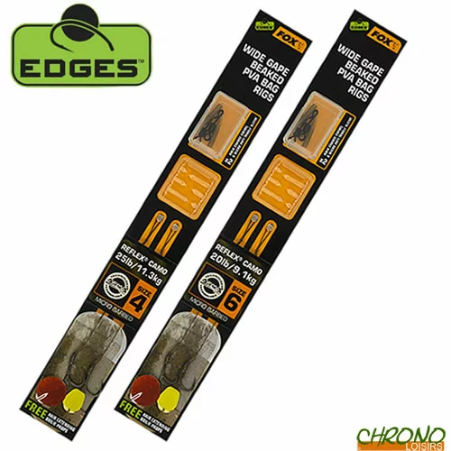 Bas De Ligne Fox Edges Wide Gape Beaked PVA (par 2) 3 Bas De Ligne Fox Edges Wide Gape Beaked PVA (par 2)