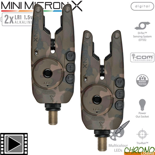 Détecteur Fox Mini Micron X Camo (les 2) 3 Détecteur Fox Mini Micron X Camo (les 2)