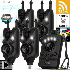 Nash Tackle Coffret Nash Centrale 4 Détecteurs Siren R4