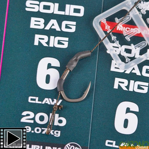 Nash TT Bas De Ligne Nash Solid Bag Rig 3 Nash TT Bas De Ligne Nash Solid Bag Rig