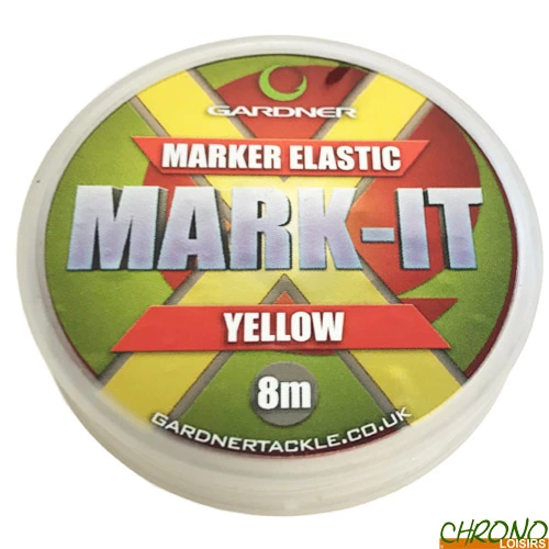 Marque Fil Gardner Marker Elastic "Mark-it" Jaune 8m 3 Marque Fil Gardner Marker Elastic "Mark-it" Jaune 8m