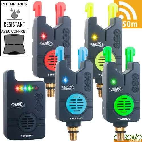 Coffret Carp Design Centrale 4 Détecteurs Tweeny 3 Coffret Carp Design Centrale 4 Détecteurs Tweeny
