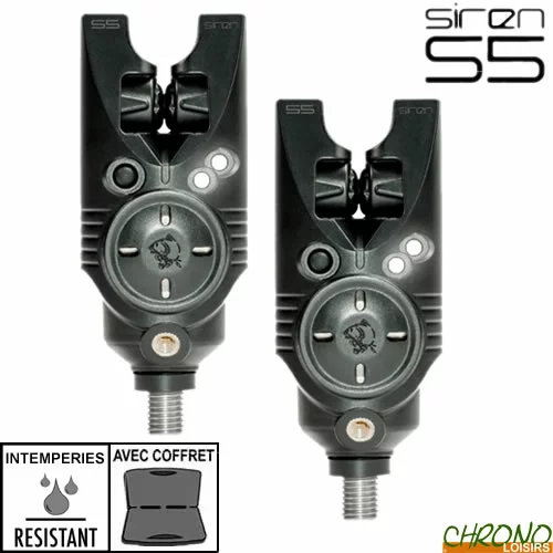 Nash Tackle Détecteur Nash Siren S5 Digital Blanc (les 2) 3 Nash Tackle Détecteur Nash Siren S5 Digital Blanc (les 2)