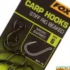 Hameçon Fox Carp Hooks Stiff Rig Beaked (par 10)