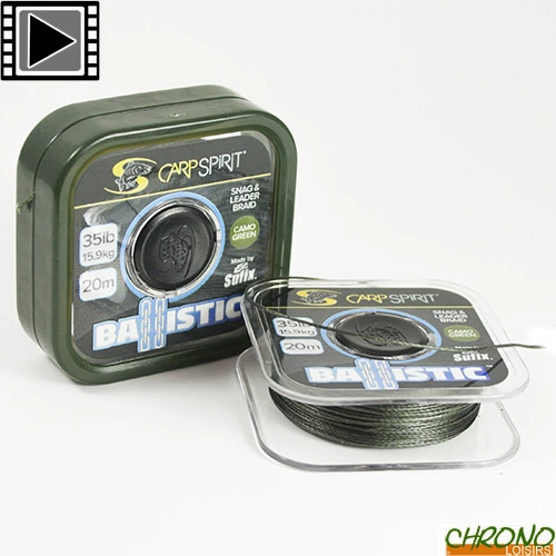 Tresse Carp Spirit Ballistic Camo Green 20m 35lbs 3 Tresse Carp Spirit Ballistic Camo Green 20m 35lbs