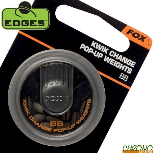 Plombée Fox Edges Kwik Change Pop Up Weights BB 3 Plombée Fox Edges Kwik Change Pop Up Weights BB
