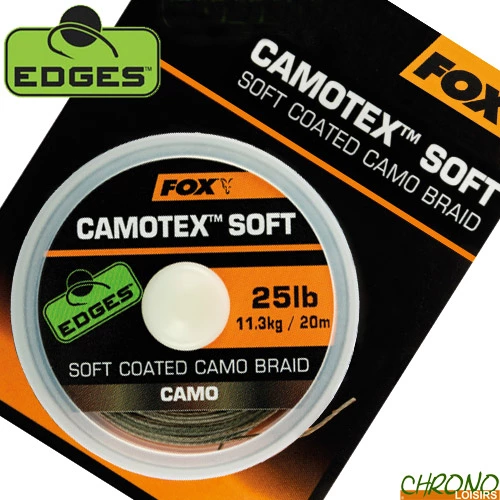 Tresse Fox Camotex Soft Coated Camo 20m 3 Tresse Fox Camotex Soft Coated Camo 20m