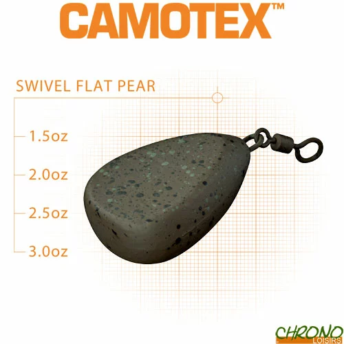 Plomb Fox Flat Pear Camotex 3 Plomb Fox Flat Pear Camotex