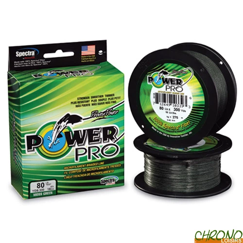 Tresse Power Pro Moss Green 0.28mm 275m 3 Tresse Power Pro Moss Green 0.28mm 275m