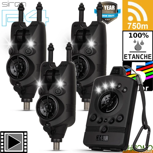 Nash Tackle Coffret Nash Centrale 3 Détecteurs Siren R4 3 Nash Tackle Coffret Nash Centrale 3 Détecteurs Siren R4