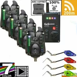Set Electronique Carpsounder 4D Roc XRS-ACC Black Neon Dropstar DR-LX2 Mini