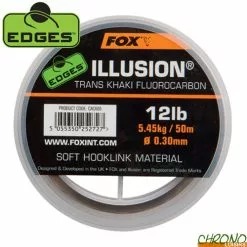 Fluorocarbon Fox Edges Illusion Trans Khaki Soft 50m